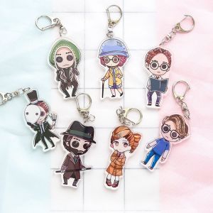 Custom PVC Key Chain Blank Anime Charms Acrylic Keyring Promotion Gift