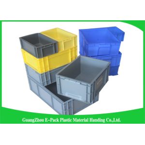 Mini Load Euro Containers With Lids , Standard Plastic Stacking Boxes PP