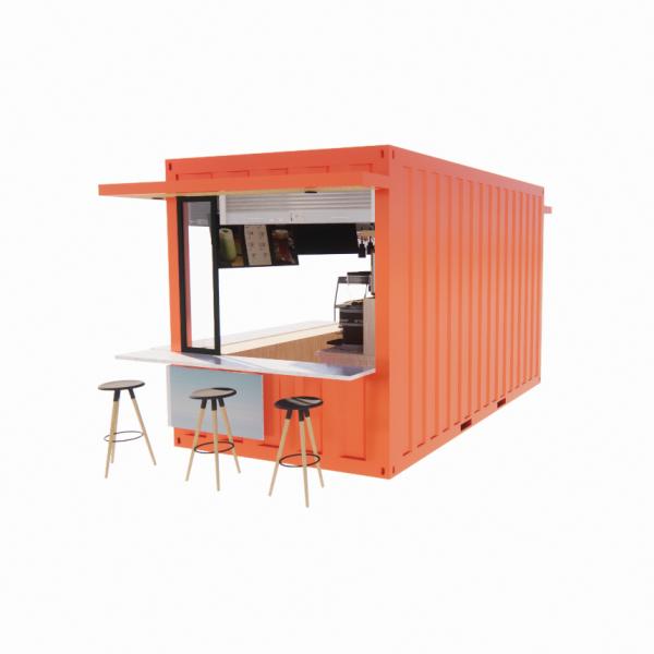 Modular Prefabricated Shipping Container Bar 2023 Top Design Wall 50/75/100mm Wave Sandwich Panel Bathroom