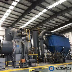 Solid and hazardous waste rotary kiln High efficiency and low consumption Simple