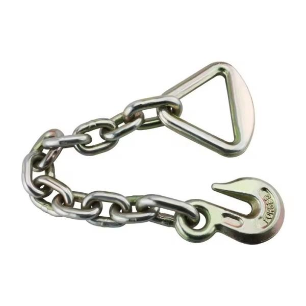 Quality 5/16" x 18" Heavy Duty Chain with 2" D-Ring 10000 Lbs and Grab Hook Standard Structure wholesale