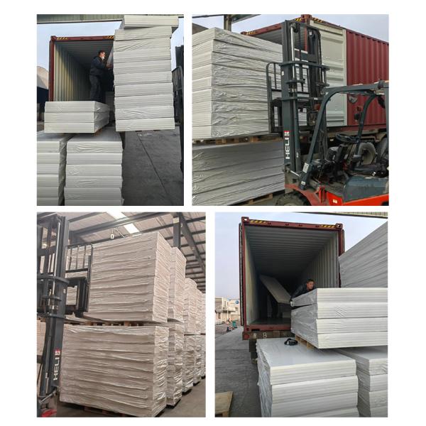 30-200Mm Mortar Paper Decking Sandwich PU Panel Excellent Heat Insulation For Building And Construction