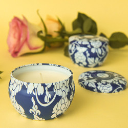 60mm Vegan Soy Candles , Handmade Long Lasting Smelling Candles Persimmon