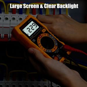 Back Light 600V 2000 Counts Handheld Digital Multimeter