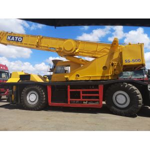 49 Km / H Max Speed Used Cranes 2.3 Cbm Bucket Capacity Mitsubishi Engine