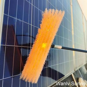 Cheap 10.0 Telescopic Carbon Fiber Handle Solar Panel Cleaning Brush for Dirt and Dust Removal for sale