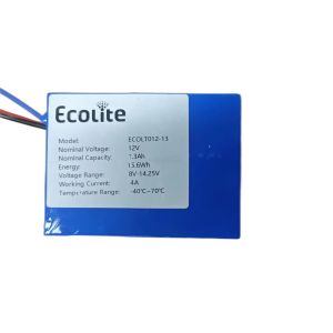 Customizable LTO Battery Pack 12V 1.3Ah Long Cycle Lithium Titanate LTO