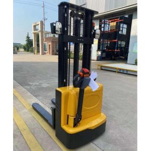 Electric Walkie Stacker 1500kg Load Capacity 3M Lift Height