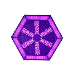 LED Matrix Stage Effect Light With 93 Ra Color Rendering Index And Rotating Fan