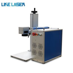 Portable Fiber Laser Marking Machine Metal Free Sample Marking Mini Laser Marker