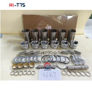 China S6K Cylinder Liner kit 297-7752 178-6543 51-7523 Engine Rebuild Kits For  Diesel Engine Parts on sale