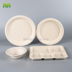 6 7 8 9 10Inch 2 3 Compartment Amazon pack christmas compostable disposable pulp