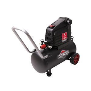 Iron Chrome Briggs Stratton Compressor 8 Gallon 30 Liters 1.5 HP 150 Psi
