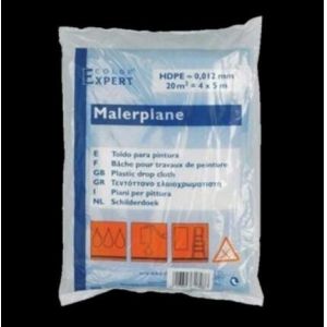 Hdpe Plastic Painter'S Drop Cloth,Disposable Protective Painter Ldpe Drop Sheet,