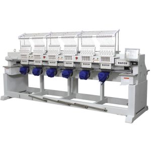 6 Head Computerized Same Feiya Embroidery Machine Price for Tshirt Hat Flat