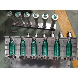 ISO 4 Cavity PET Blow Moulding Machine With Advanced PLC