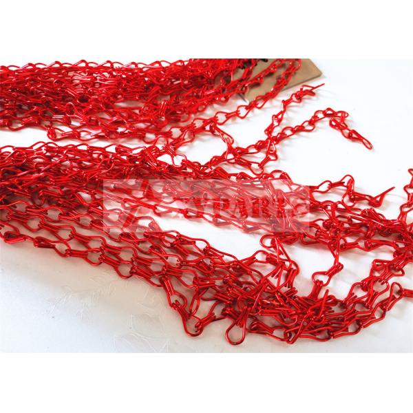 Aluminum Metal Chain Curtain For Restaurant Decorative Partition Screen