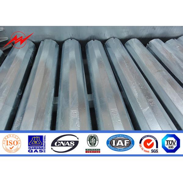 Quality Hot dip galvanized 11m High Voltage Electrical Power Pole for 220kv Electrical Transmission wholesale