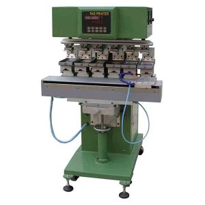 Cheap Six Color Tampo printing Pad Printing Machine with Shuttle for sale