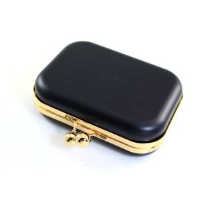 Eco Friendly Square Gold Ball Clasp Purse Frame 225g