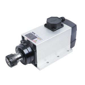 4.5KW 220V/380V 18000Rpm Square Spindle Motor With Flange Perfect for Garment