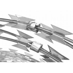 Coiled Bto-18 Oem Concertina Razor Wire Hot Dipped Galvanized