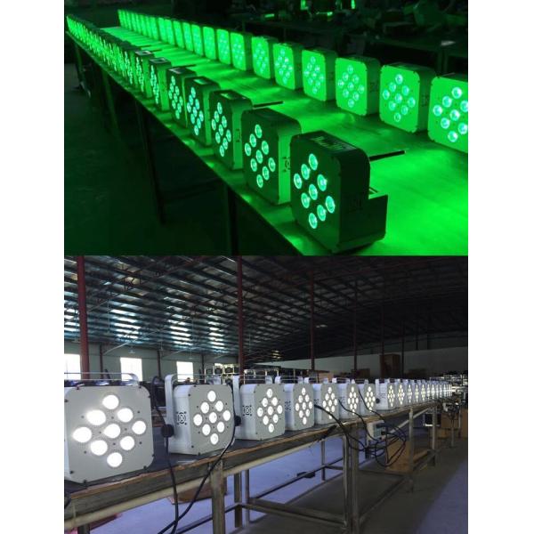 Black Box Led Mini Flat Par Light 15W 9PCS RGBWA 5in1 For Stage Decoration