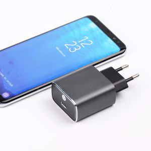 Aluminium Alloy Cell Phone Charger Adapter Type C Port Fire proof