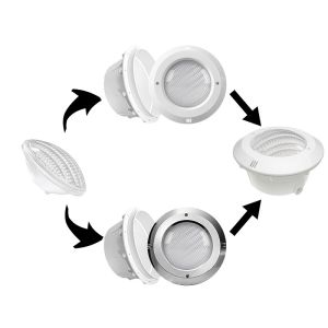 Practical Underwater LED Pool Light , Plastic PAR56 RGB LED Pool