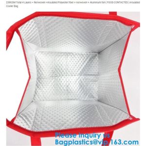 Factory Custom Large Insulated Cooler Fitness Meal Prep Tote Thermal Lunch Bag