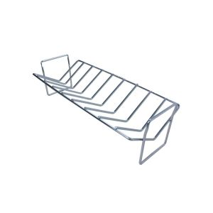 42x18x12cm Kamado Grill Accessories Stainless Rib Rack For Smoking And Grilling