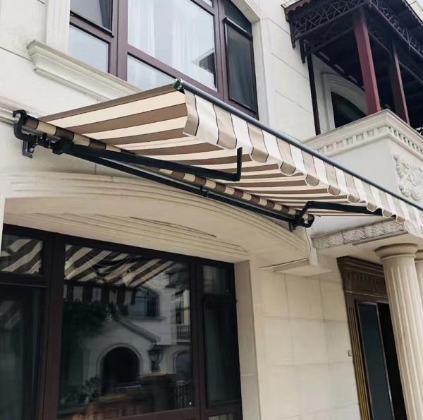 Acrylic polyester Electric Waterproof Retractable Awning Arm