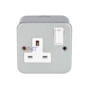 UK Power Standard New Style Wall Socket Panel with On/Off Switch Control