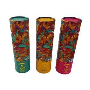 OEM Printing Custom Color Paper Tube Round Shape Cardboard Box Cylinder Paper