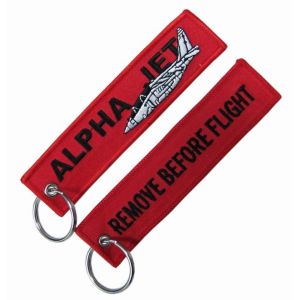 C-130 Flight Lanyard Polyester Thread Embroidery Keychain Tag