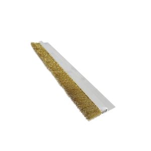 Stainless Steel Base Polypropylene Strip Brushes Metal Channel Strip Brushes