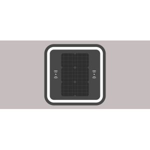 Single Leg 30W 20Ah Wireless Charging Coffee Table 6.7V