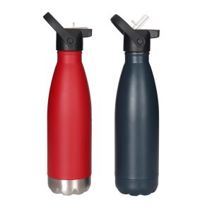 China Custom Double Wall Copper Thermo Stainless Steel Water Bottles Cola Shaped on sale