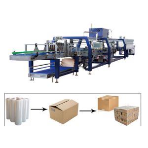 Beverage Automatic Stretch Film Wrapping Machinery With High Capacity