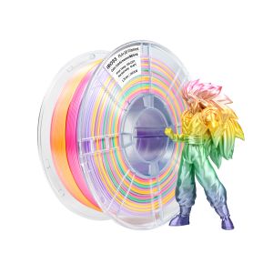 Rainbow PLA+ Filament 1kg Diameter 1.75mm Colorful Macaron 3d Printing Filament