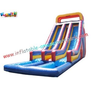 Custom SUMMER Amusement Park Outdoor Adult Water Inflatable Slide 14L x 5.5W x