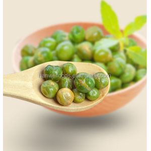 Healthy Snack Wasabi Coated Green Peas Crisp Texture Mustard Green Peas