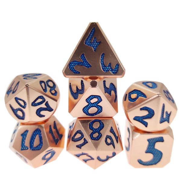 Quality High Quality Dice Practical Polyhedral customizationDice Metal Gaming Dice Manual wholesale