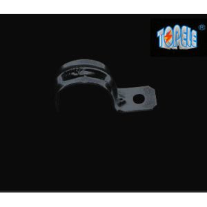 Zinc Plated One Hole Saddle Pipe Clamp/ Straps For EMT Conduit