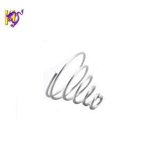 Industrial Nickel Plated Wire Helical Coil Spring Conical Compression