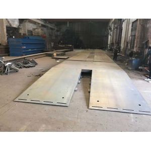 Truck Weight Machine Multi Deck Weighbridge / Weighing Caravan On Weighbridge