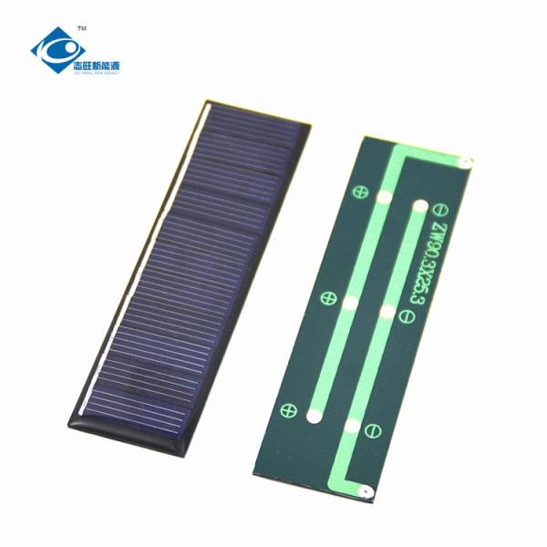 Quality 5.5V 0.3W cheapest Lightweight Silicon Solar PV Module for mobile solar charger ZW-903253 wholesale