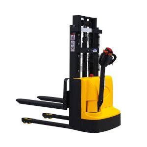 Yellow Pallet Stacker 1200kg 1500kg Electric Pallet Stacker