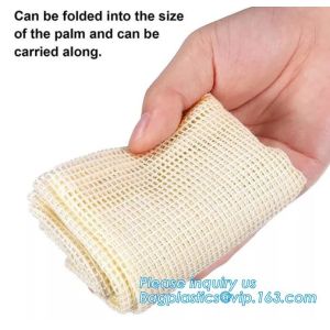 Recycled grocery shopping fruit reusable produce bag organic cotton mesh bag,100