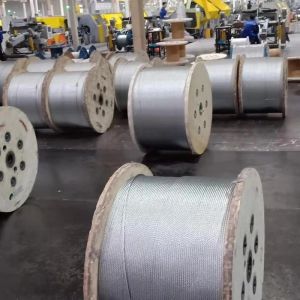 Non-Alloy 6x7-Wsc Steel Wire Rope for Rubber Conveyor Belt Long-Lasting